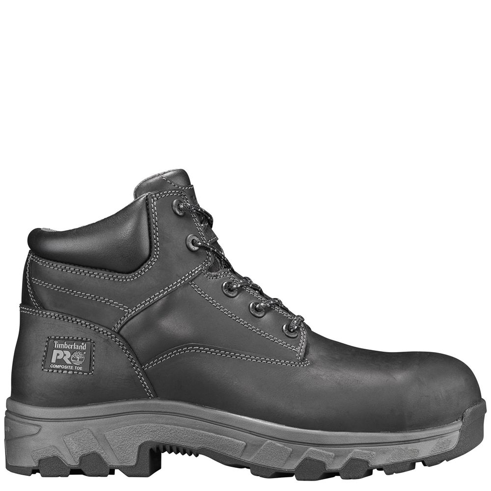 Bocanci De Muncă Timberland Barbati Negrii - Pro® Workstead 6\" Sd+ Comp Toe - Romania - FIXDUM591